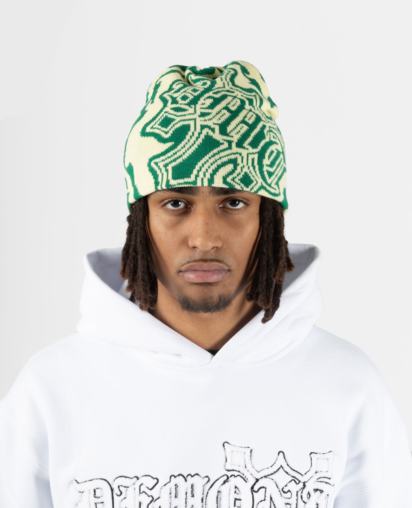 CROSS BEANIE GREEN