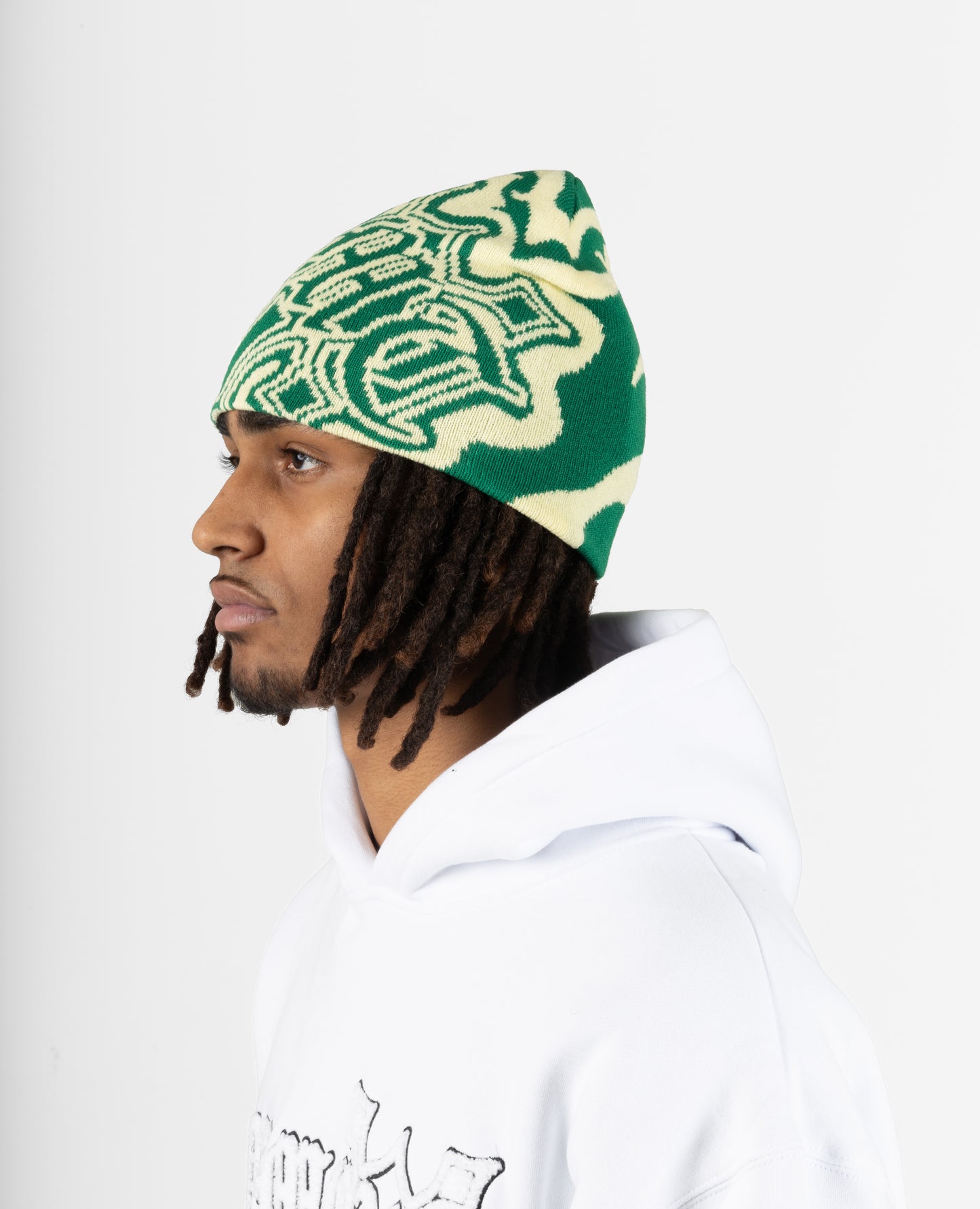 CROSS BEANIE GREEN