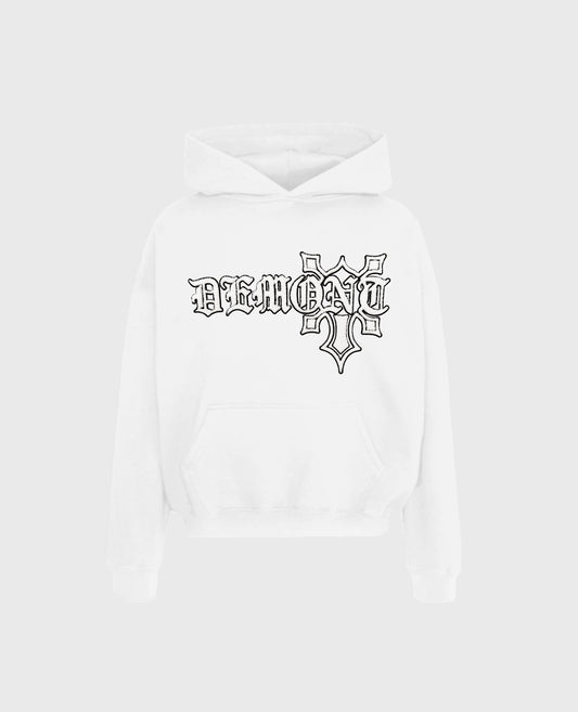 DEMONT OG ”V2” HOODIE WHITE