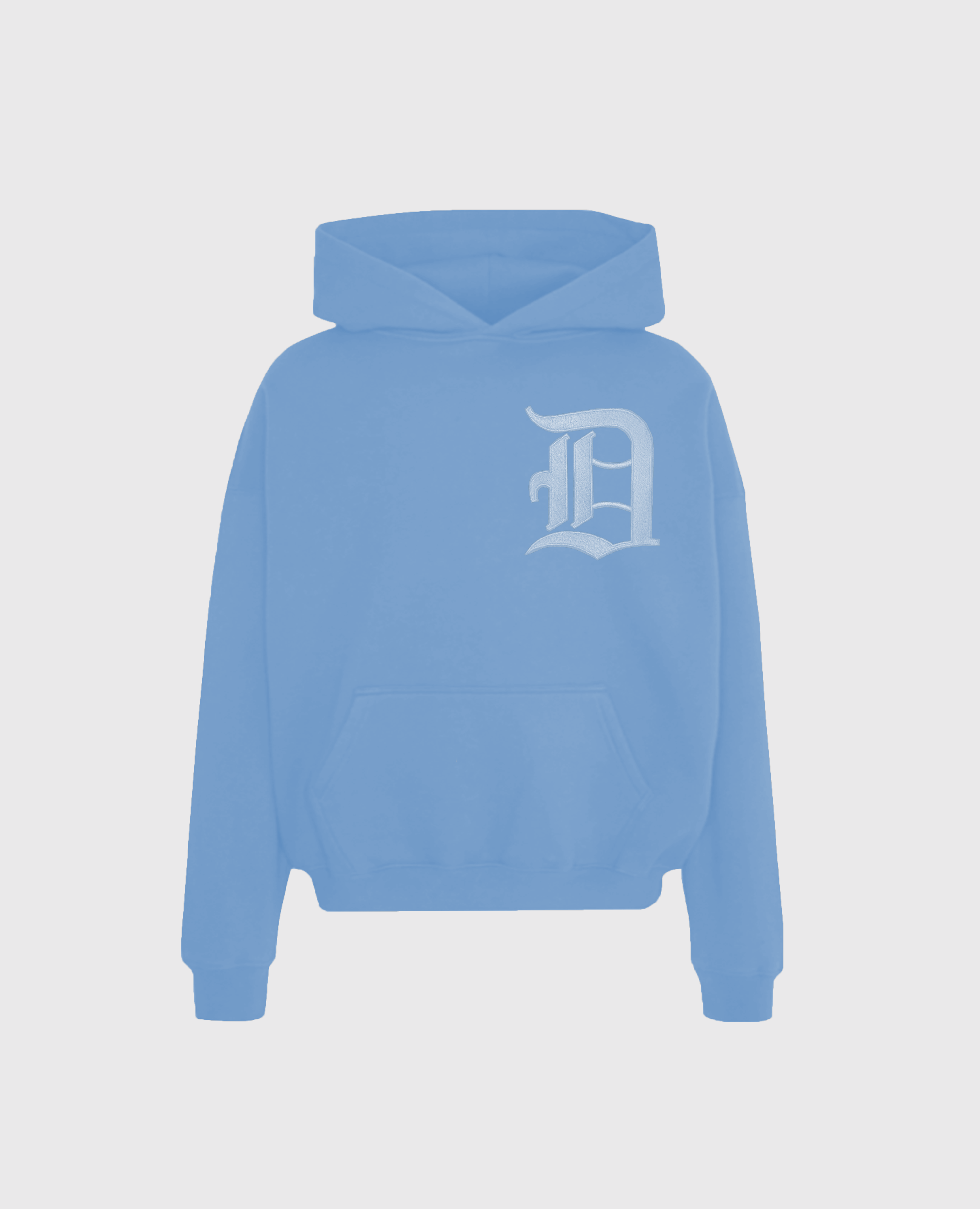 D HOODIE SKY BLUE